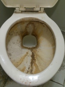 トイレのシミ