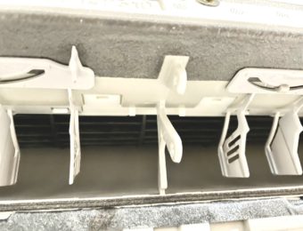 エアコンクリーニング後の吹き出し口