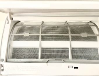 エアコンフィルター洗浄後