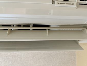 エアコンルーバー洗浄後