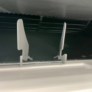 エアコン吹き出し口クリーニング後