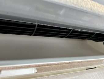エアコンクリーニング後の吹き出し口