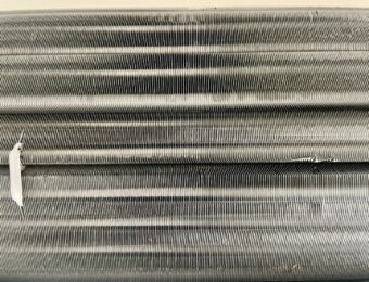 エアコン熱交換器洗浄後