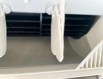 エアコンクリーニング後のルーバー