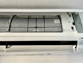 エアコンクリーニング後のフィルター