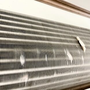 エアコン熱交換器クリーニング後
