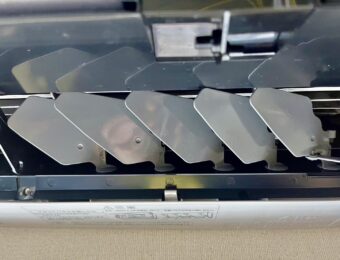 エアコンクリーニング後のルーバー