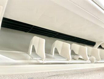 エアコンクリーニング後の送風口