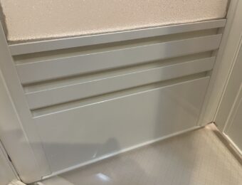 クリーニング後の浴室ドア