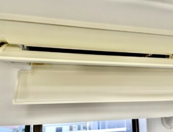 エアコンクリーニング後の送風板