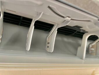 クリーニング後のエアコン送風口