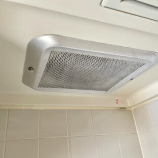 クリーニング後のレンジフード