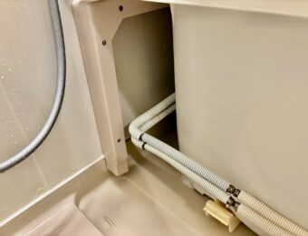 エプロン内部高圧洗浄後の様子