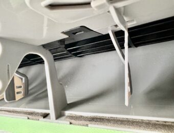エアコンクリーニング後の送風口