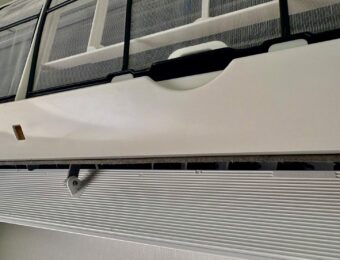 エアコンクリーニング後の送風口