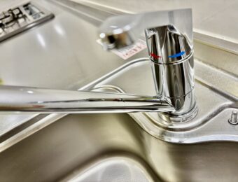 ハウスクリーニング後のキッチンシンク