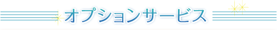 各所のオプションサービス