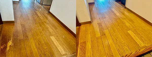 フローリング掃除事例