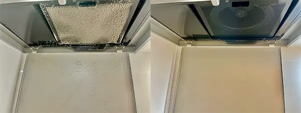 キッチン・換気扇掃除事例2
